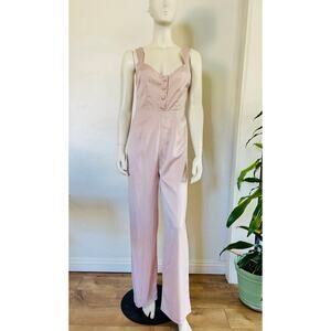 Anthropologie Isla Maude Pink Jumpsuit